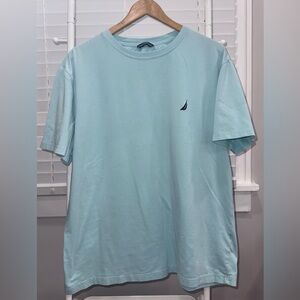 Nautica Men's Aqua Short Sleeve Tee XL